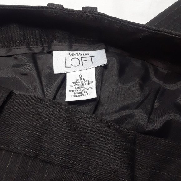 Pant Suit Wool Blend Ann Taylor Loft - Picture 4 of 15